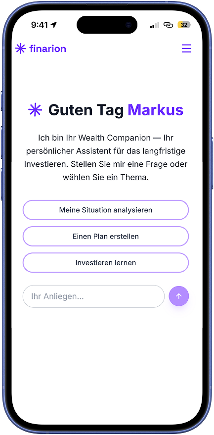 KI-Vermögensberatung — Willkommen